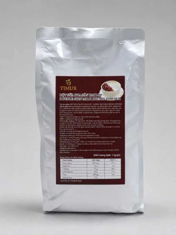 Bột Pudding Sữa / Bột Sữa Hai Lớp 1 kg TIMUR