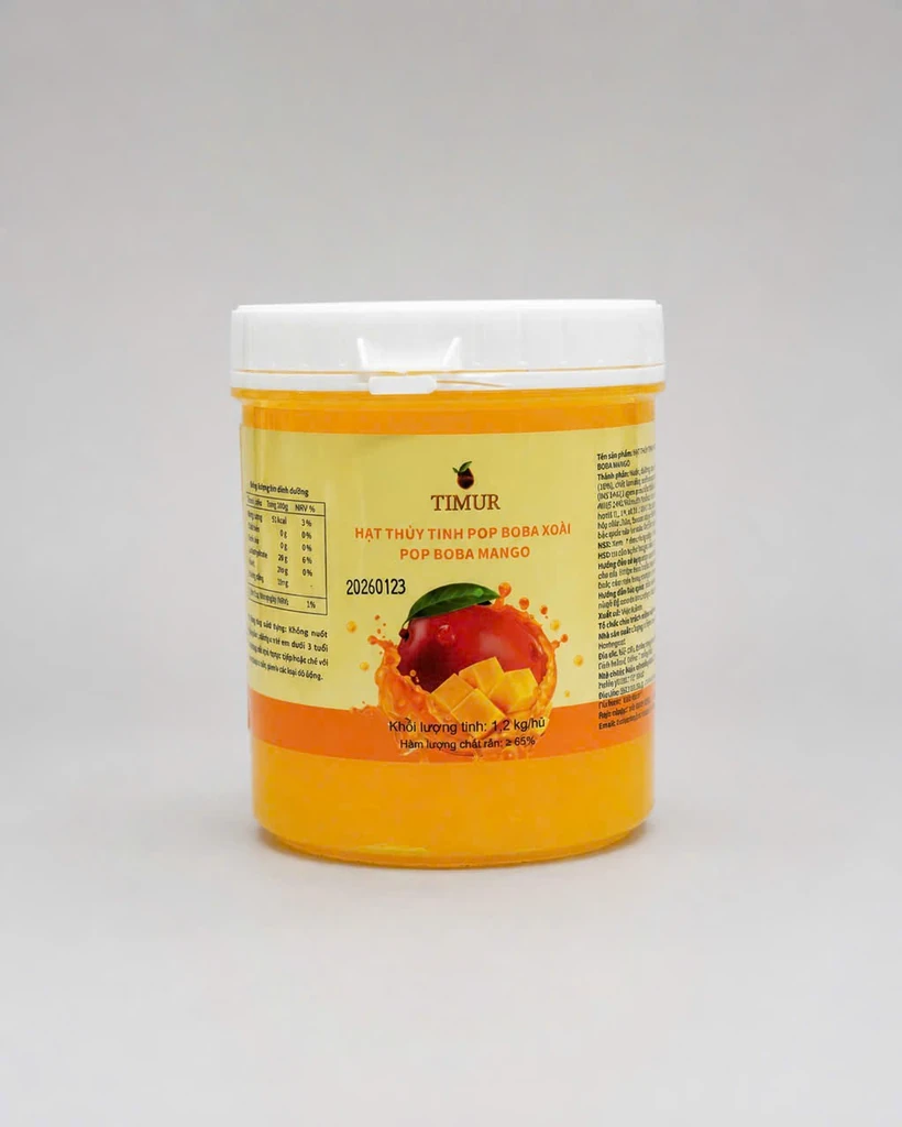 Hạt Thủy Tinh Vị Xoài 1.2 kg