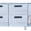 Bàn mát 4 ngăn kéo inox Viner V-TBLNK1.5, 1,5 m, quạt gió