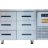 Bàn mát 6 ngăn kéo inox Viner V-TBLNK1.5, 1,5 m, quạt gió