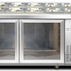 Bàn mát salad cánh kính Viner V-BSLCK1.2, 1,2 m, quạt gió