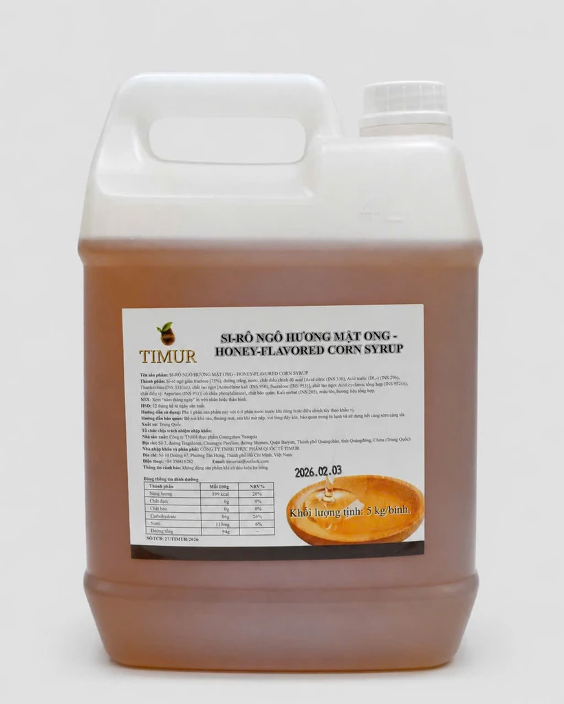 Mật Ong Trái Cây (Đường Bắp) 5 kg