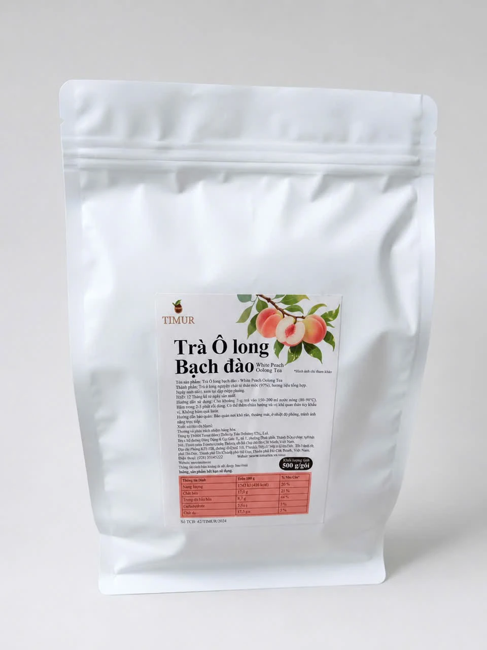 Ô Long Bạch Đào 500 g