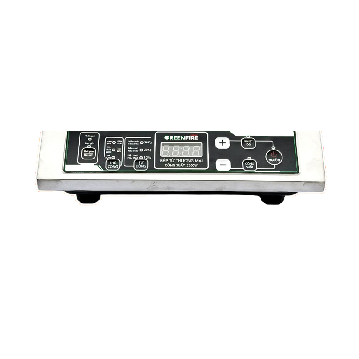 Chi tiết bếp từ công nghiệp greenfire gf-3500
