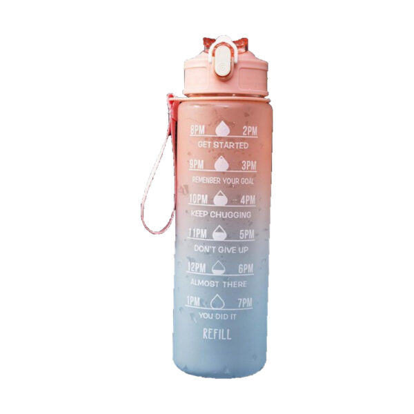 Bình nước 900ml màu hồng xanh – ảnh đại diện nền trắng
