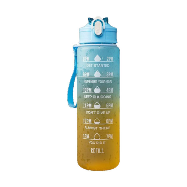 Bình nước 900ml màu xanh cam
