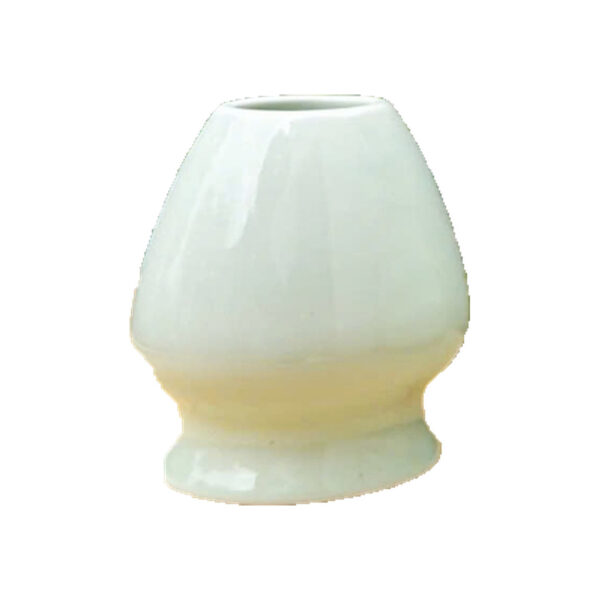Đế gác Chasen và bộ bát Chawan bằng sứ – Đế gác chổi riêng – ảnh sản phẩm nền trắng