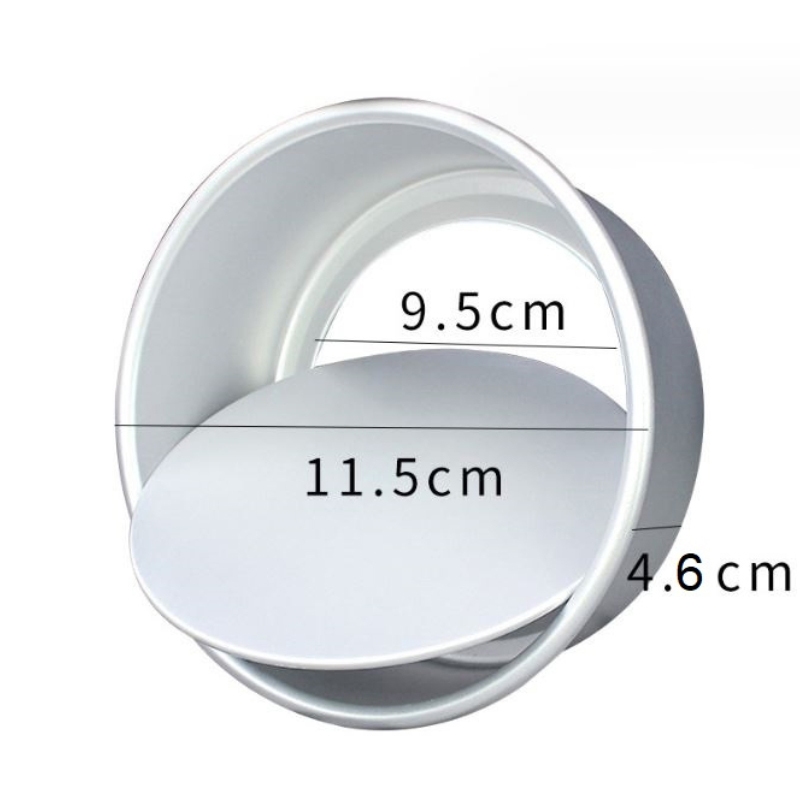 Khuôn bánh tròn nhôm đế rời 4–8 inch – Thông số 4 inch
