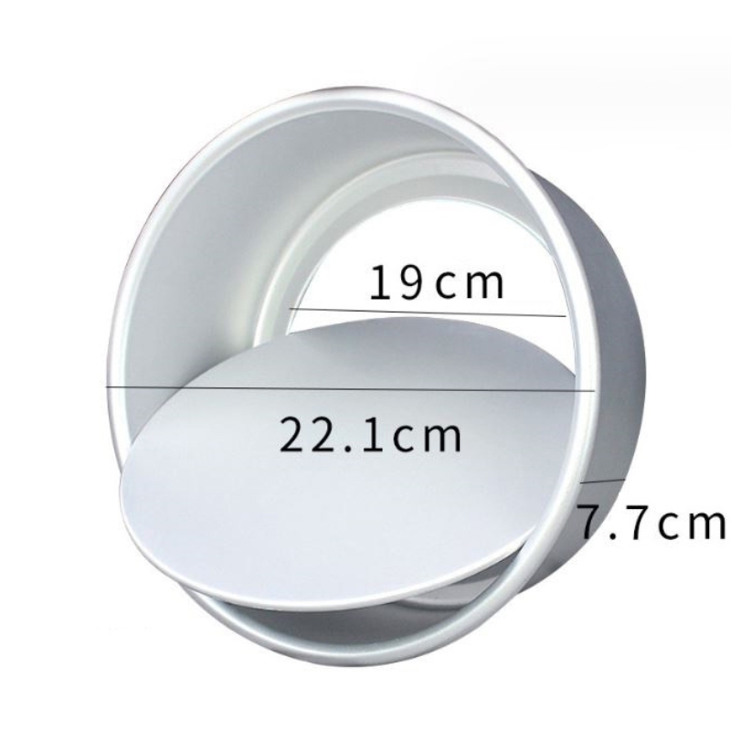 Khuôn bánh tròn nhôm đế rời 4–8 inch – Thông số 8 inch