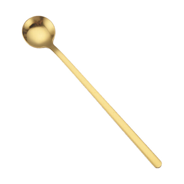 Thìa cà phê 17cm vàng – ảnh đại diện nền trắng